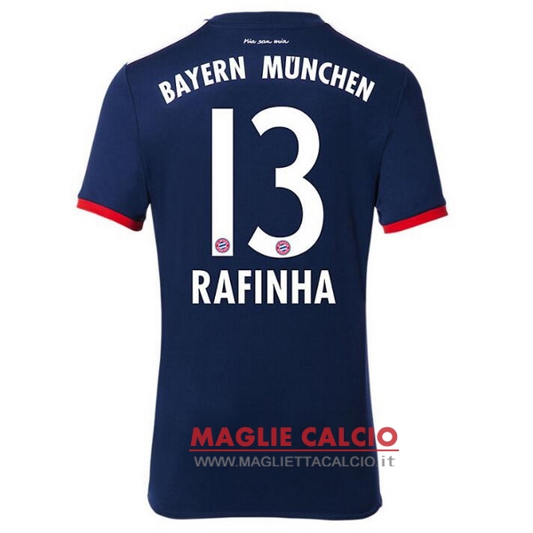nuova maglietta bayern munich 2017-2018 rafinha 13 seconda